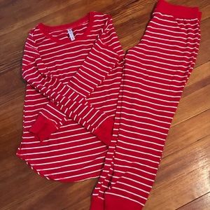Red & White Thermal PJs